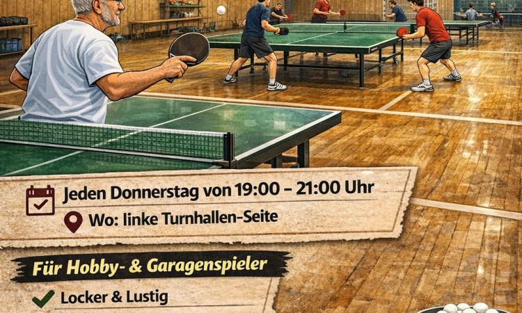 Tischtennis für Hinz und Kunz!