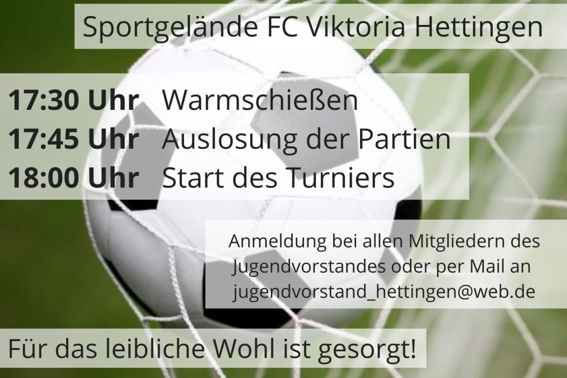 9-Meter-Schießen beim Sportfestwochenende 2026